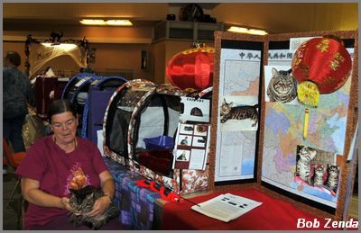 Joann, Zhong Guo & Li Hua display at Santa Barbara